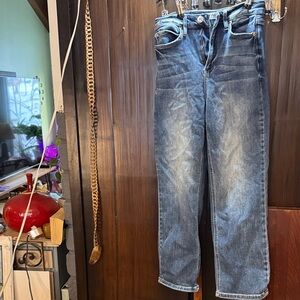 YMI Denim Jeans with Brass Accents